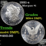 1881-s Morgan Dollar 1 Grades Choice Unc DMPL