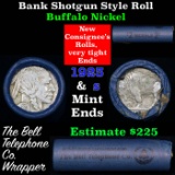 Buffalo Nickel Shotgun Roll in Old Bank Style 'Bell Telephone'  Wrapper 1923 & s Mint Ends