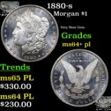 1880-s Morgan Dollar 1 Grades Choice Unc+ PL
