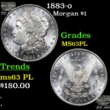 1883-o Morgan Dollar $1 Grades Select Unc PL