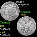 1899-p Morgan Dollar 1 Grades vg+