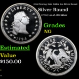 1794 Flowing Hair Dollar 2oz Silver Round Grades NG