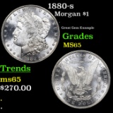 1880-s Morgan Dollar 1 Grades GEM Unc