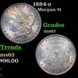 1884-o Morgan Dollar 1 Grades Select Unc