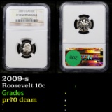 Proof NGC 2009-s Roosevelt Dime 10c Graded pr70 dcam By NGC