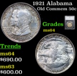 1921 Alabama Old Commem Half Dollar 50c Grades Choice Unc By SEGS