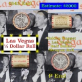 ***Auction Highlight*** Old Casino 50c Roll $10 Halves Las Vegas Casino Golden Nugget 1943 Walker &