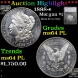 ***Auction Highlight*** 1898-s Morgan Dollar 1 Graded MS64 PL by SEGS (fc)