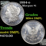 1884-o Morgan Dollar 1 Grades Choice Unc DMPL