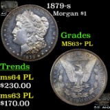 1879-s Morgan Dollar 1 Grades Select Unc+ PL