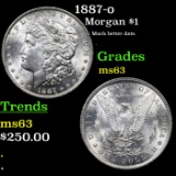 1887-o Morgan Dollar 1 Grades Select Unc
