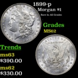 1899-p Morgan Dollar $1 Grades Select Unc
