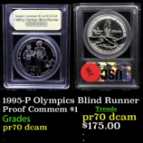 Proof . 1996-P Olympics Paralympics Modern Commem Dollar $1 Graded GEM++ Proof Deep Cameo By USCG