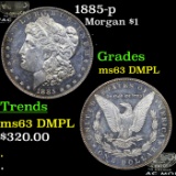 1885-p Morgan Dollar 1 Grades Select Unc DMPL