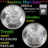 ***Auction Highlight*** 1884-O Morgan Dollar $1 Graded ms66+ By SEGS (fc)
