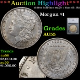 ***Auction Highlight*** 1888-o Morgan Dollar Scarface stage 1 Vam-1B1 R5 1 Graded AU55 by SEGS (fc)