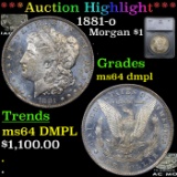 ***Auction Highlight*** 1881-o Morgan Dollar 1 Graded ms64 dmpl By SEGS (fc)