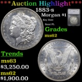 ***Auction Highlight*** 1883-s Morgan Dollar 1 Graded ms62 By SEGS (fc)