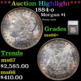 ***Auction Highlight*** 1884-o Morgan Dollar 1 Graded ms66+ By SEGS (fc)