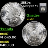 1881-s Morgan Dollar 1 Grades GEM++ Unc by SEGS