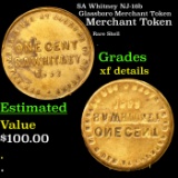 SA Whitney NJ-16b Glassboro Merchant Token Grades xf details