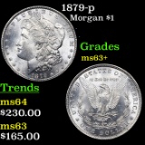 1879-p Morgan Dollar 1 Grades Select+ Unc