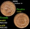 1898 Indian Cent 1c Grades Choice AU/BU Slider+