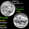 1937-p Buffalo Nickel 5c Grades GEM Unc