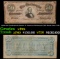 1864 $50 Confederate States of America Richmond CSA Bank Note T-66 Grades vf+