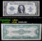 1923 $1 Large Size Blue Seal Silver Certificate, Fr-238 Signatures of Woods & White Grades vf, very