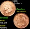 1902 Indian Cent 1c Grades Unc Details