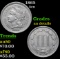 1865 Three Cent Copper Nickel 3cn Grades AU Details