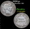 1906-p Barber Dime 10c Grades vf details