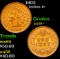 1902 Indian Cent 1c Grades Choice AU/BU Slider+