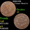 1810/09 Classic Head Large Cent 1c Grades g+