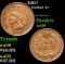 1907 Indian Cent 1c Grades Choice AU/BU Slider