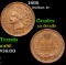 1899 Indian Cent 1c Grades AU Details