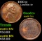 1910-p Lincoln Cent 1c Grades Unc+ BN