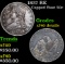 1837 RE Capped Bust Half Dollar 50c Grades xf details