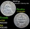 1843-p Seated Liberty Dime 10c Grades vf details