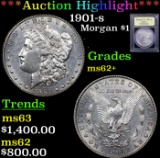 ***Auction Highlight*** 1901-s Morgan Dollar $1 Graded Select Unc By USCG (fc)