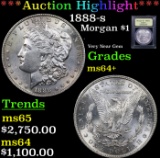***Auction Highlight*** 1888-s Morgan Dollar $1 Graded Choice+ Unc By USCG (fc)