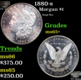 1880-s Morgan Dollar $1 Grades GEM+ Unc