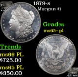 1879-s Morgan Dollar $1 Grades GEM+ PL