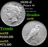 1926-d Peace Dollar $1 Grades Choice AU/BU Slider