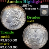 ***Auction Highlight*** 1897-o Morgan Dollar $1 Graded ms62 By SEGS (fc)