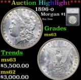 ***Auction Highlight*** 1896-o Morgan Dollar $1 Graded ms63 By SEGS (fc)