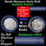 Buffalo Nickel Shotgun Roll in Old Bank Style 'Bell Telephone'  Wrapper 1928 & s Mint Ends