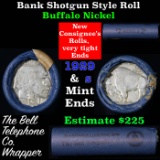Buffalo Nickel Shotgun Roll in Old Bank Style 'Bell Telephone'  Wrapper 1929 & s Mint Ends