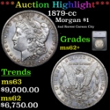 ***Auction Highlight*** 1879-cc Morgan Dollar $1 Graded ms62+ By SEGS (fc)